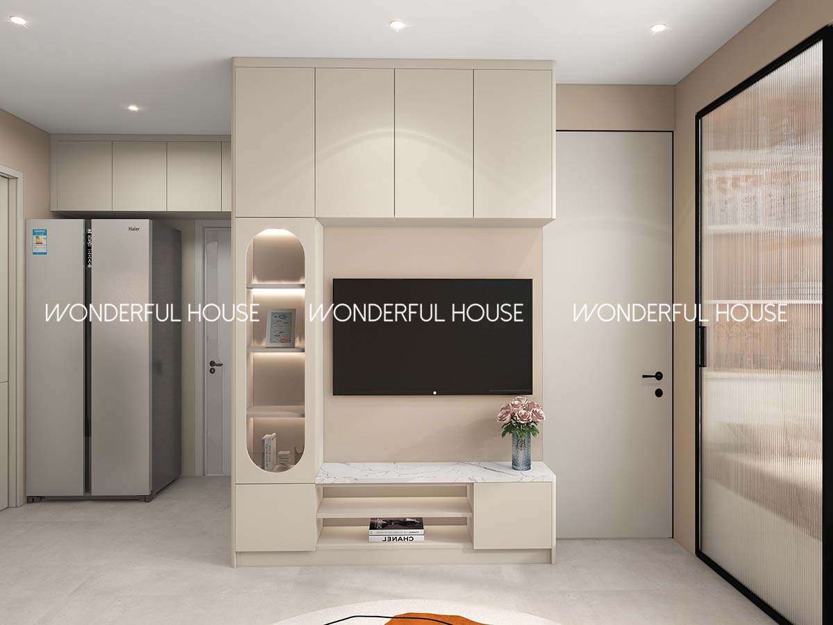 愉德苑居屋三房一廳/一廚/一衛奶油风裝修