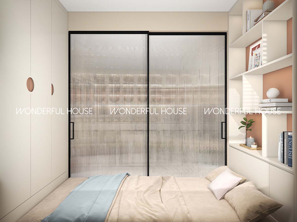 愉德苑居屋三房一廳/一廚/一衛奶油风裝修