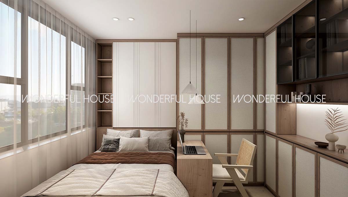 東涌裕雅苑 居屋三房一廳/一廚/一衛侘寂风裝修案例