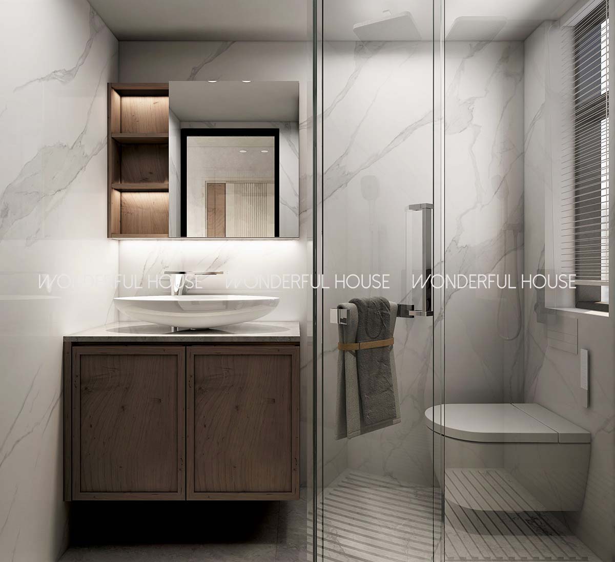 東涌裕雅苑 居屋三房一廳/一廚/一衛侘寂风裝修案例