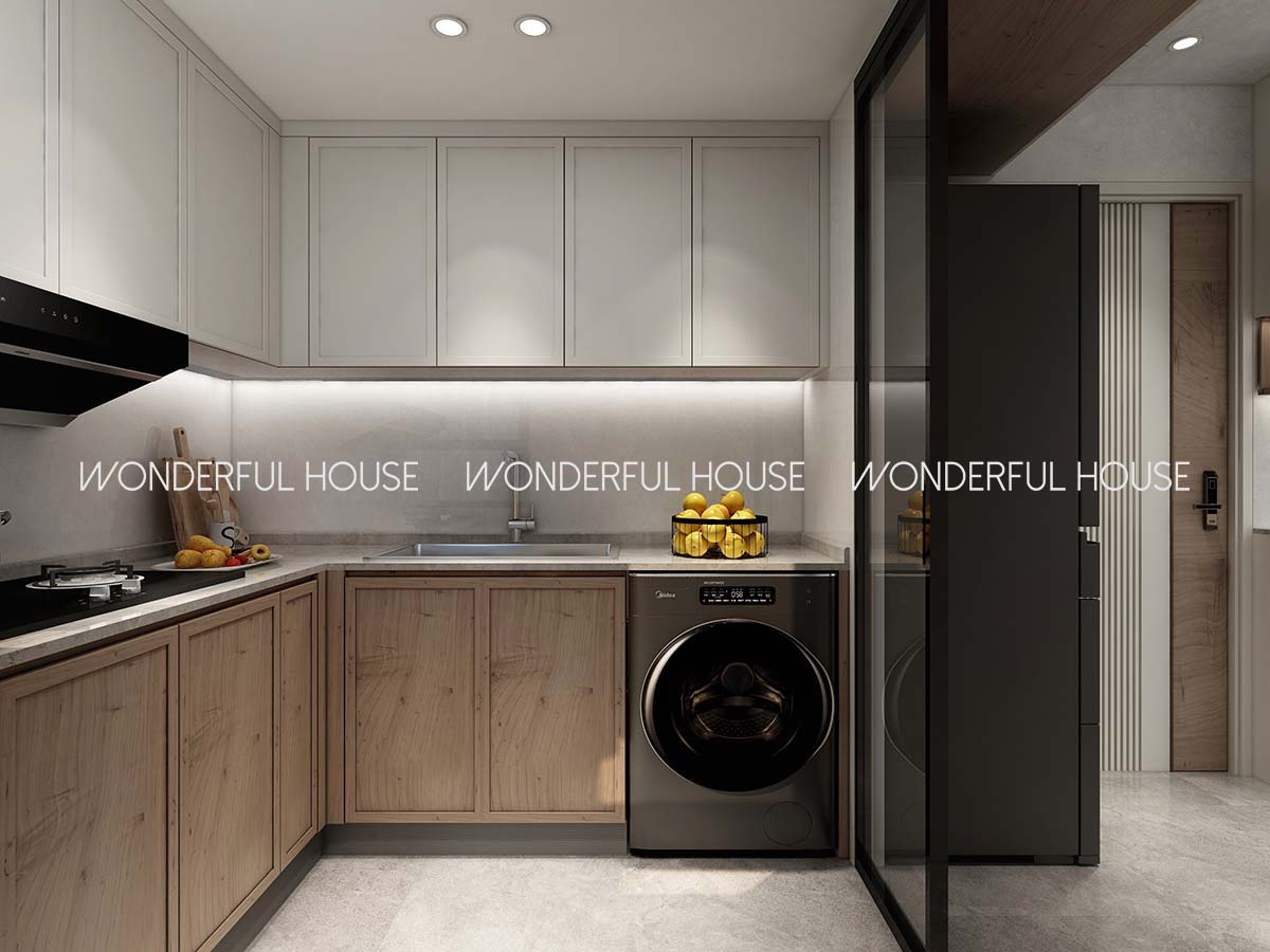 東涌裕雅苑 居屋三房一廳/一廚/一衛侘寂风裝修案例