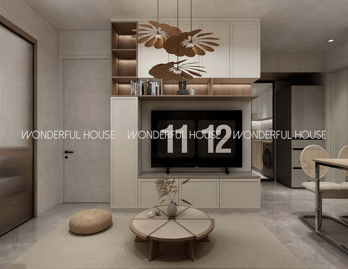 東涌裕雅苑 居屋三房一廳/一廚/一衛侘寂风裝修案例