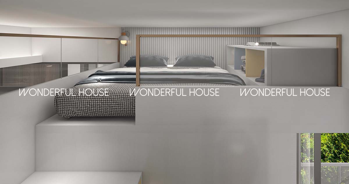 私楼The YOHO Hub兩房一廳\一廚\一衛現代風裝修案例