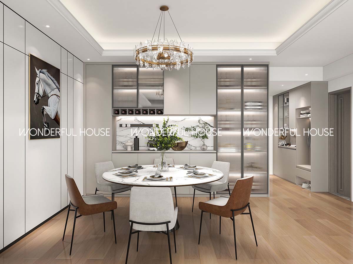 澳門壹號湖畔五房一廳\一廚\四衛现代风裝修案例