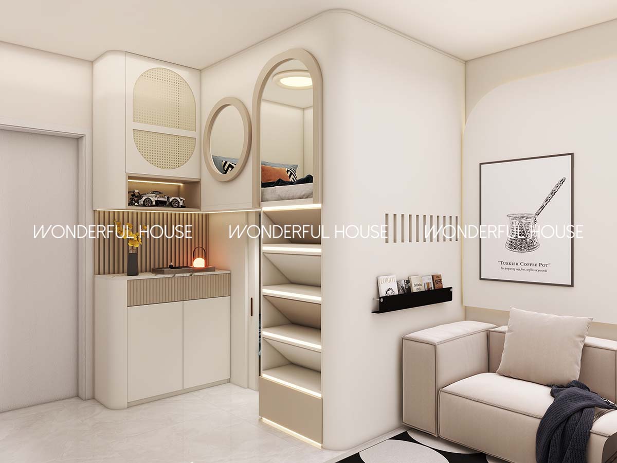 清濤苑 綠表置居計劃屋苑三房一廳一廚一衛奶油風裝修案例