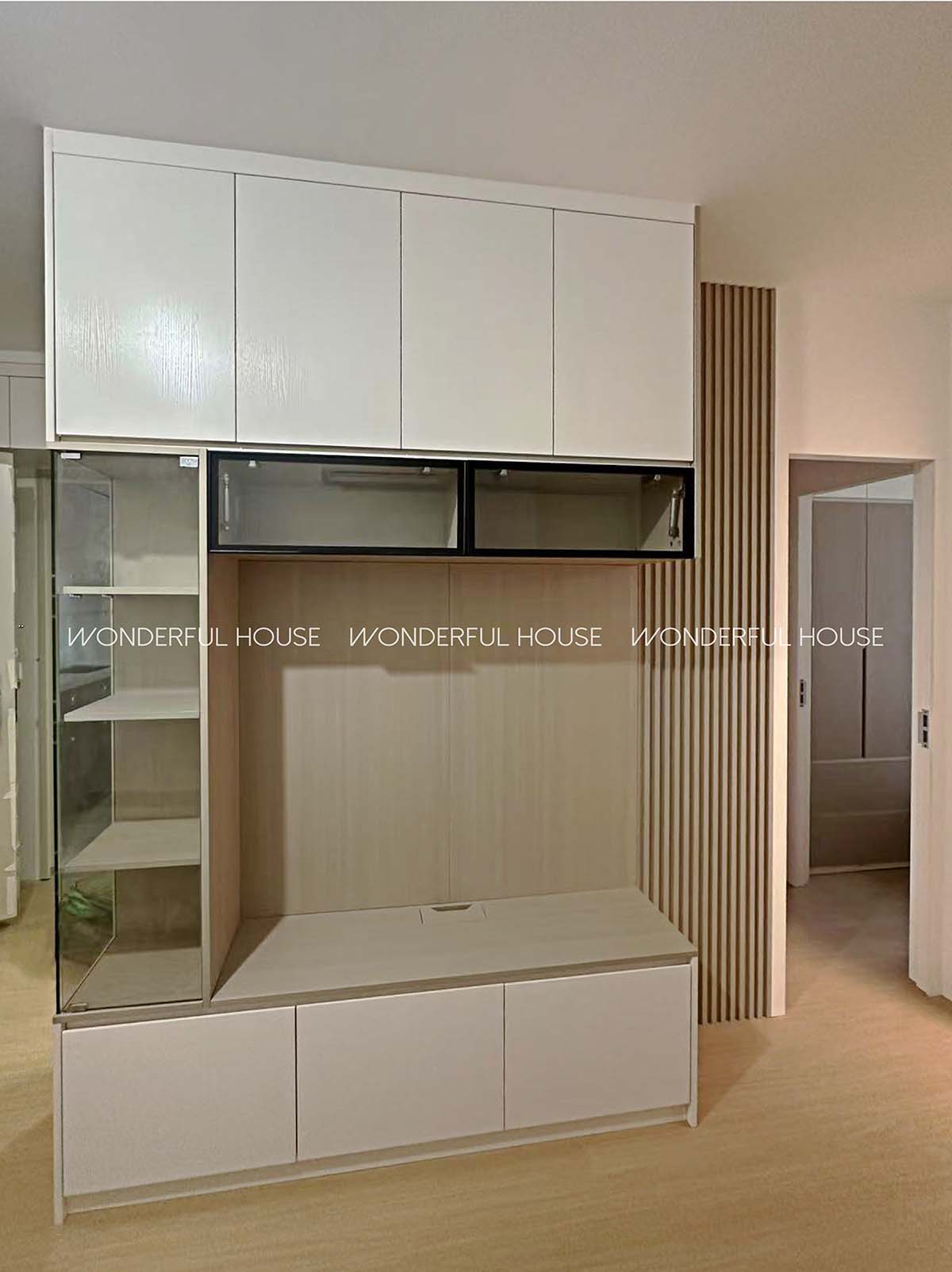 裝修完工 屯門兆翠苑四房一廳一廚一衛現代輕奢風設計