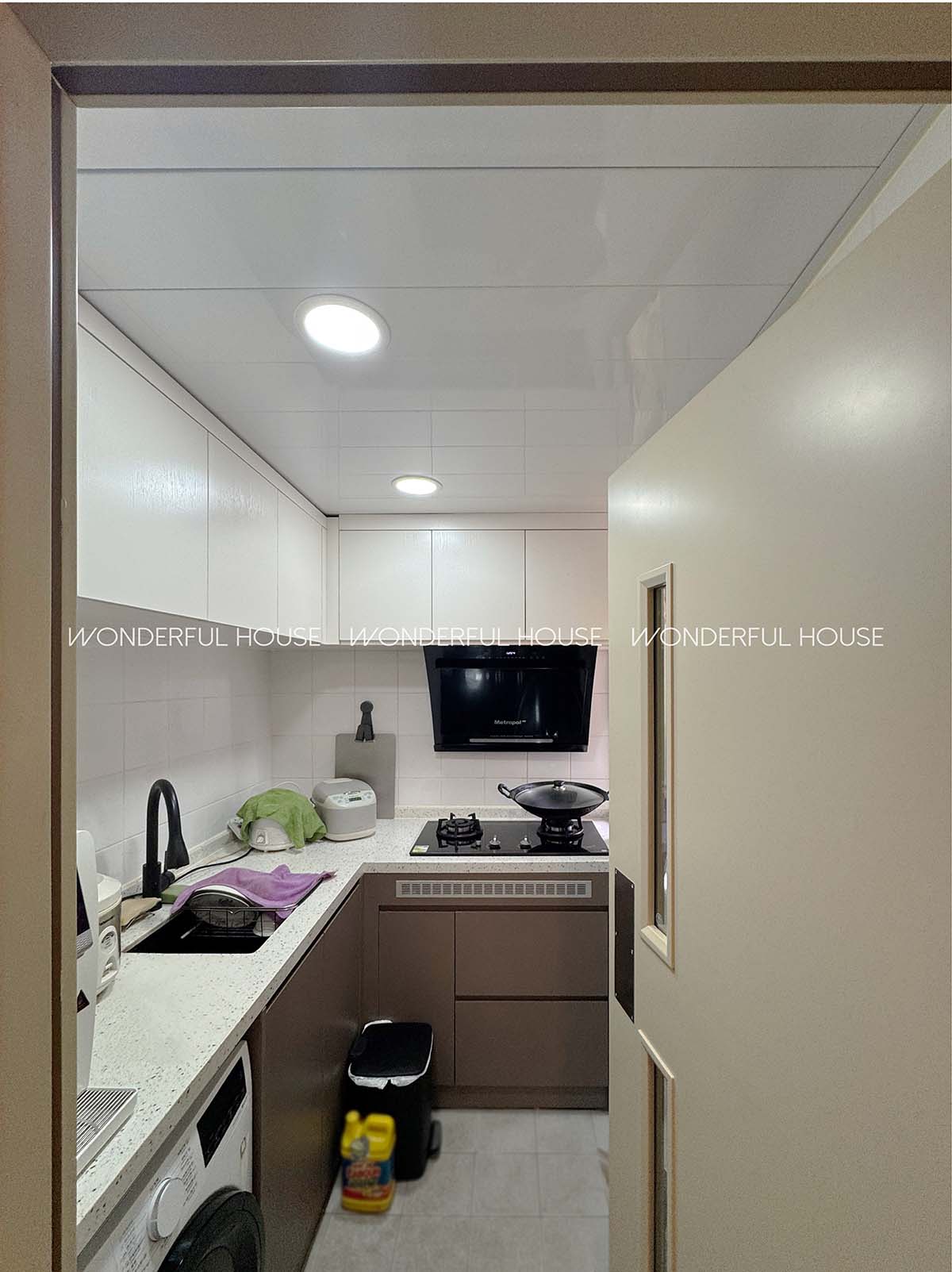 裝修完工 屯門兆翠苑四房一廳一廚一衛現代輕奢風設計