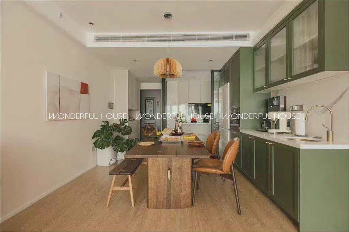 裝修完工！1033呎三居室復古風原木色地板設計