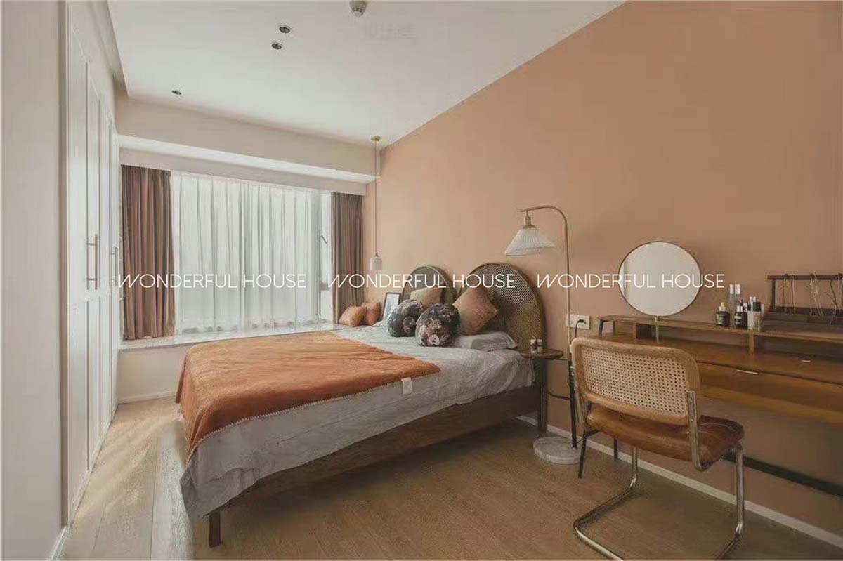 裝修完工！1033呎三居室復古風原木色地板設計