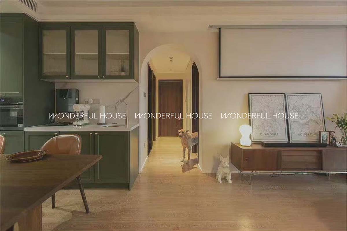 裝修完工！1033呎三居室復古風原木色地板設計