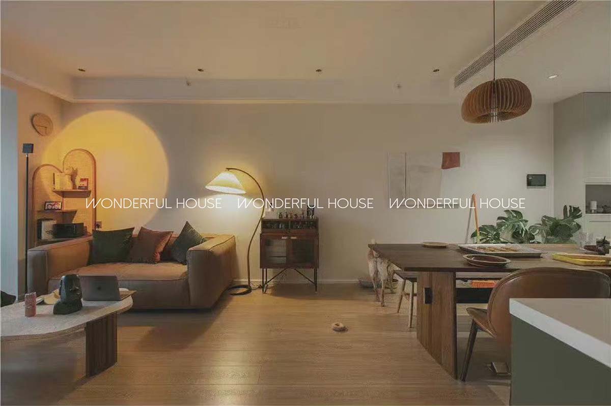 裝修完工！1033呎三居室復古風原木色地板設計