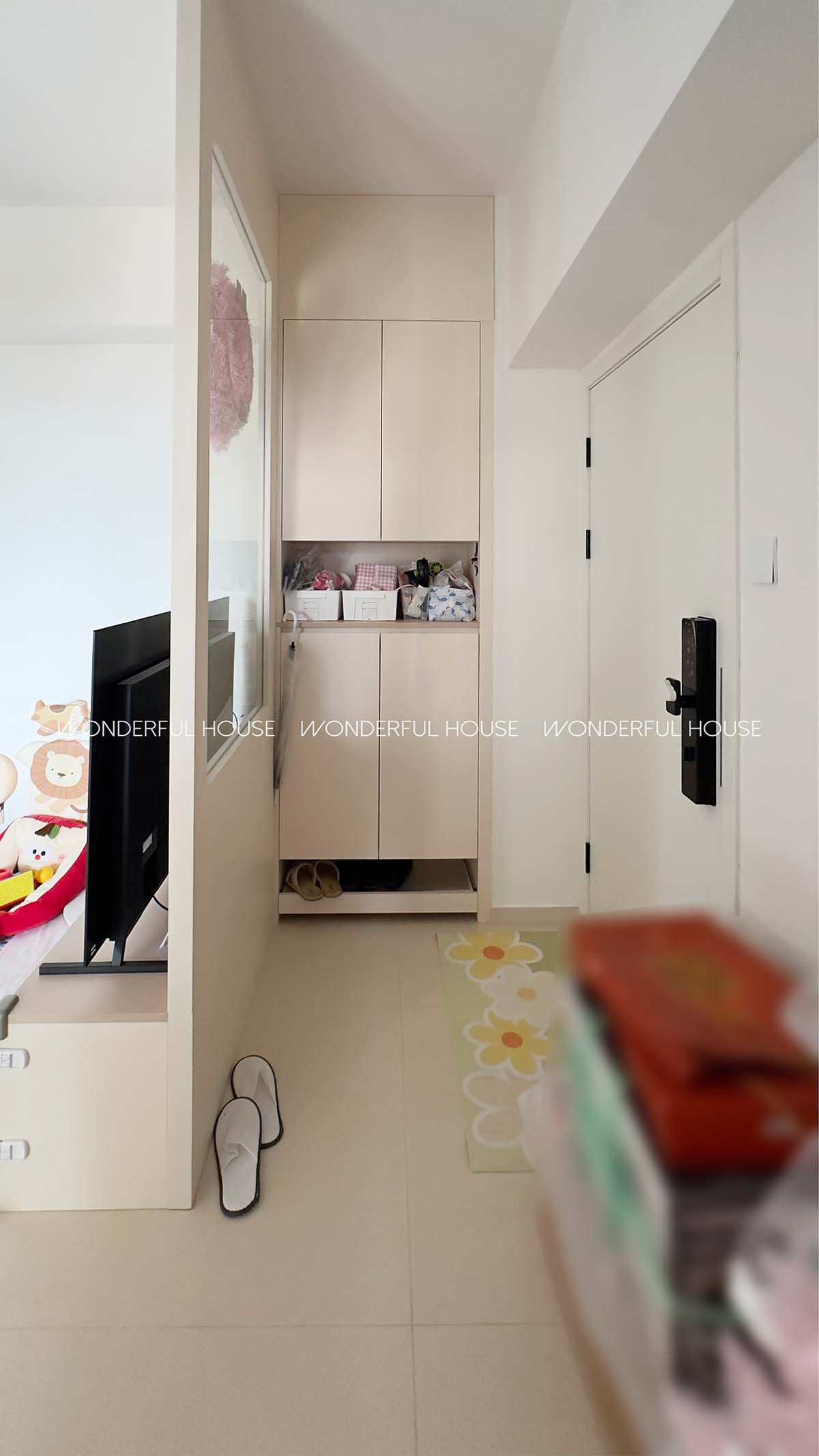 裝修完工 私樓元朗嘉城大廈三房一廳一廚現代簡約風設計