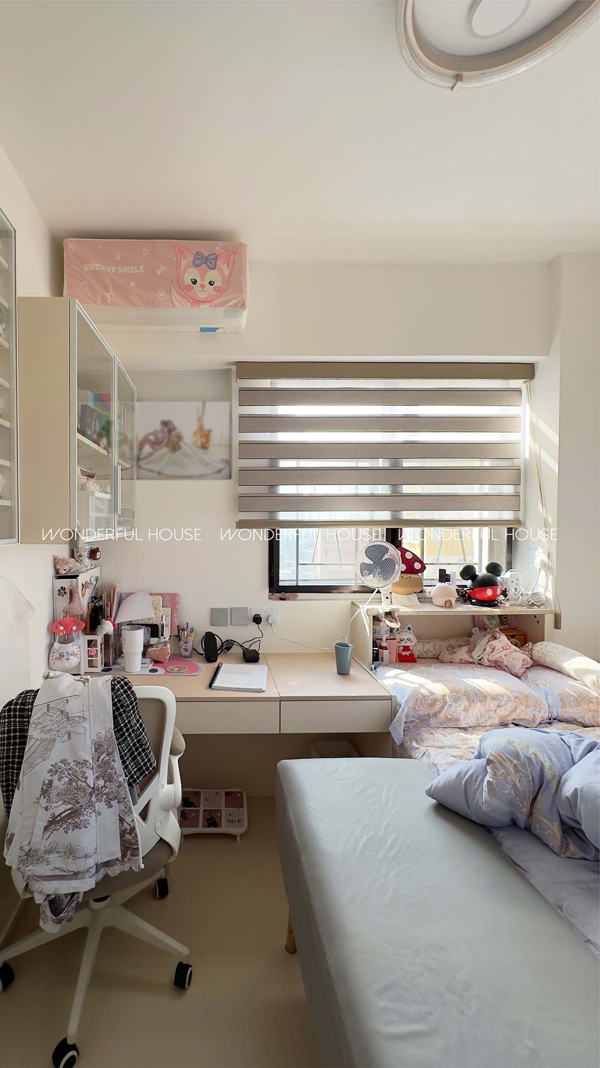 裝修完工 私樓元朗嘉城大廈三房一廳一廚現代簡約風設計