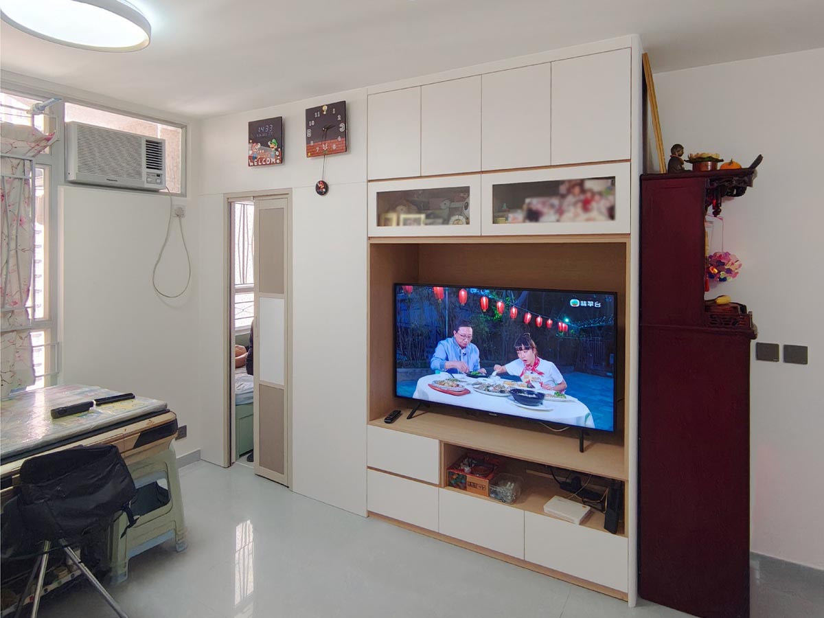 上水清河邨 公屋三房一廳/一廚/一衛工程項目實拍