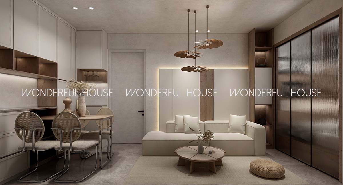 東涌裕雅苑 居屋三房一廳/一廚/一衛侘寂风裝修案例