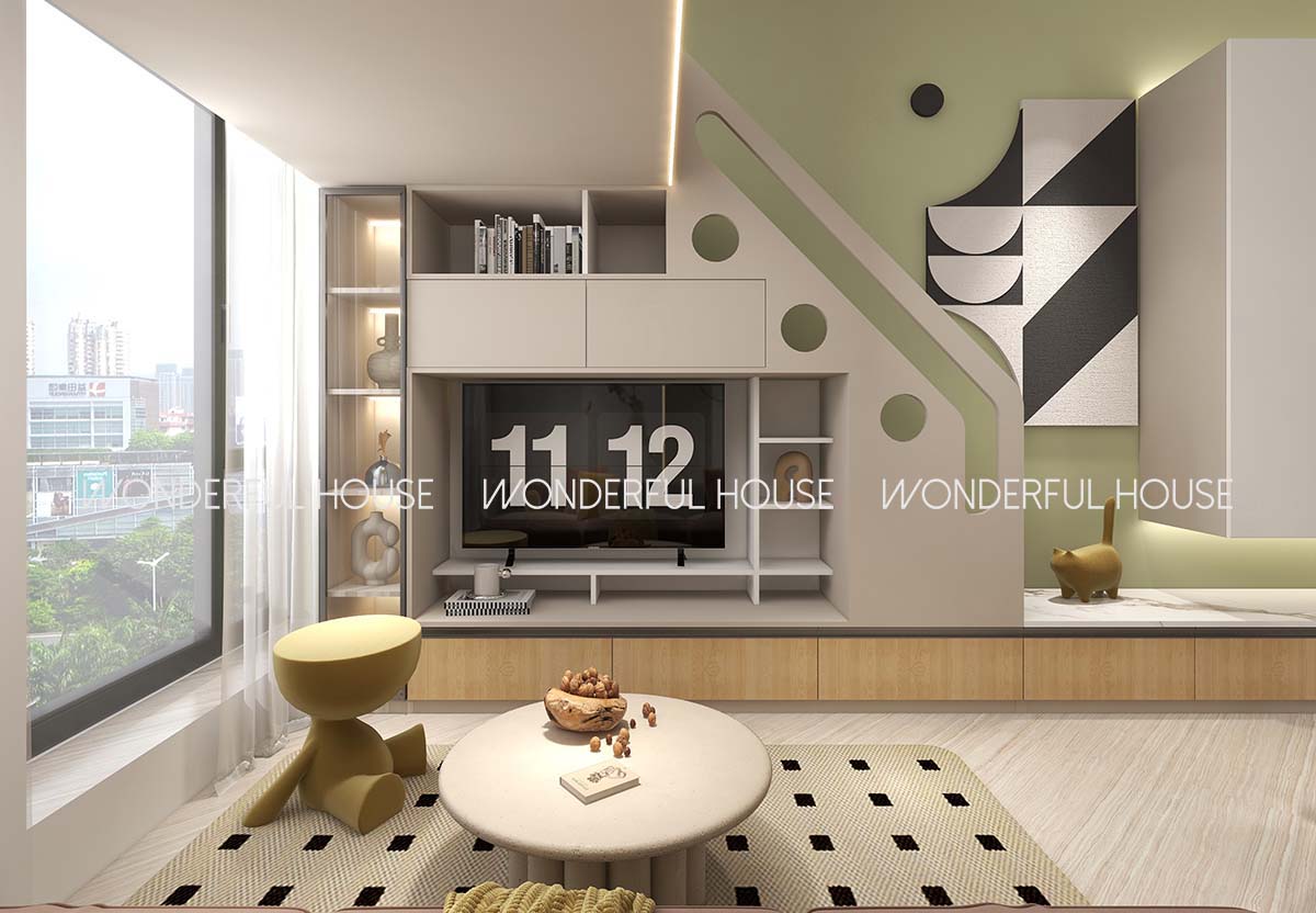 火炭星凯 堤岸 私樓两房+阁楼奶油风裝修案例