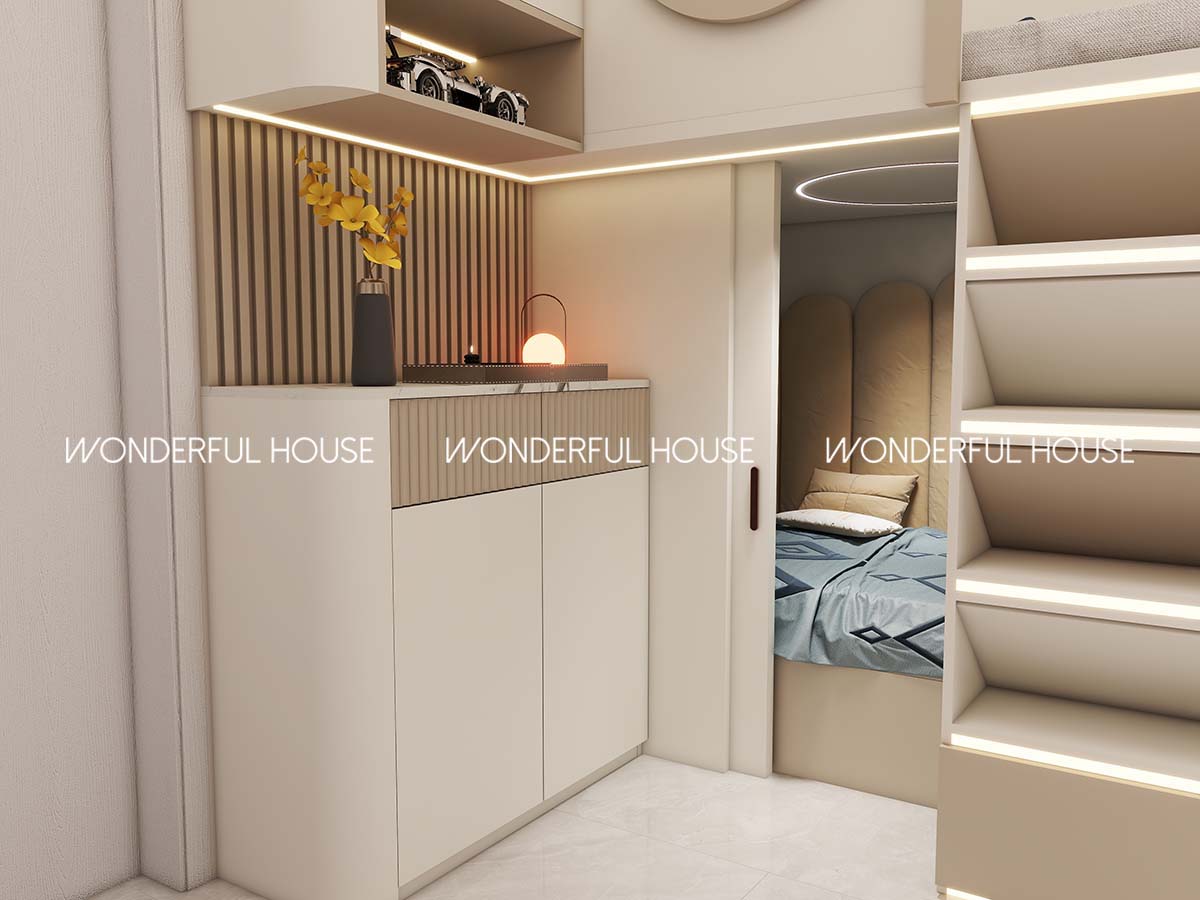 清濤苑 綠表置居計劃屋苑三房一廳一廚一衛奶油風裝修案例