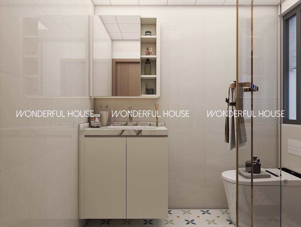 清濤苑 綠表置居計劃屋苑三房一廳一廚一衛奶油風裝修案例