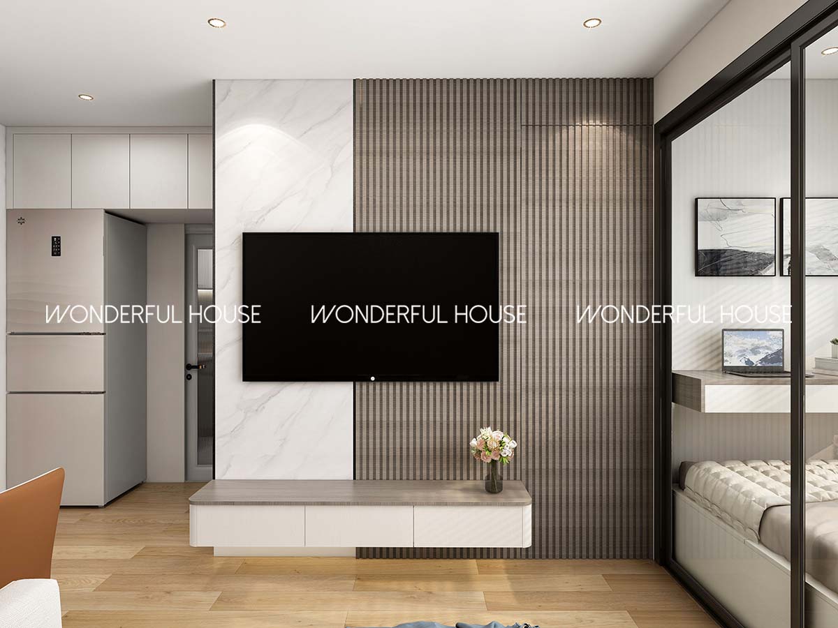 公屋兩房一廳/一廚/一衛簡約風裝修案例