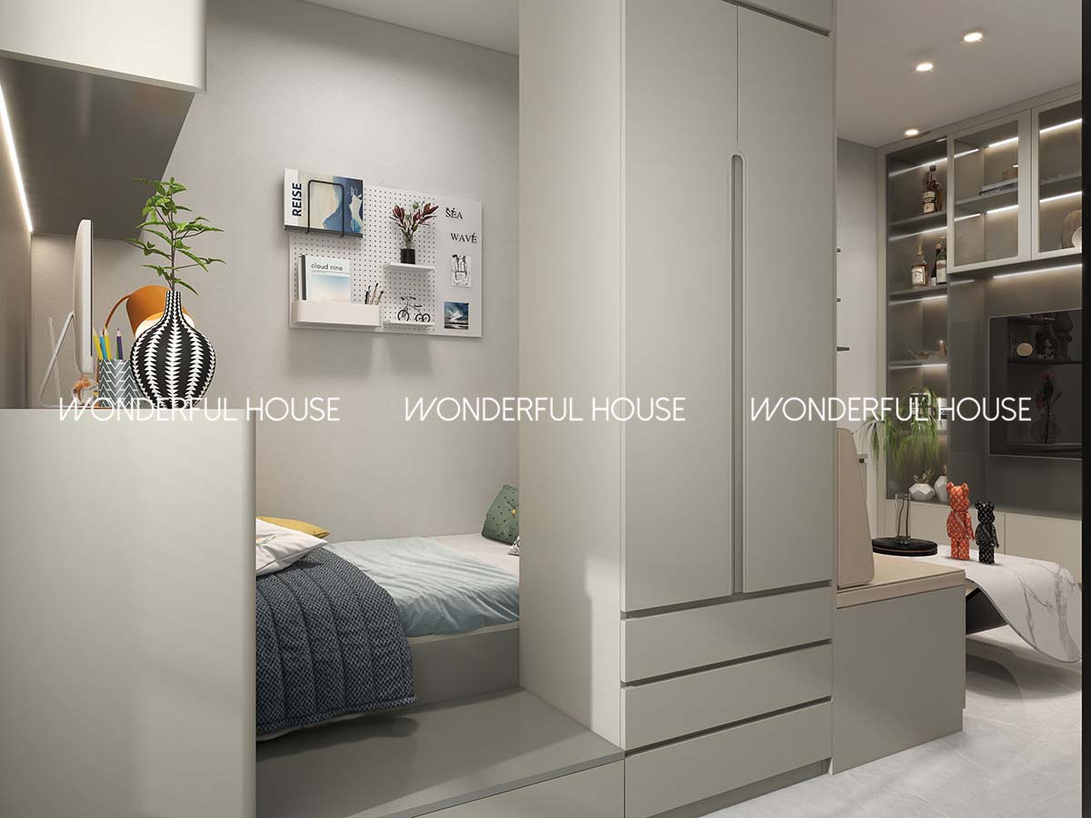 青富苑 綠置居隔两房\一廚\一衛简约風格裝修案例